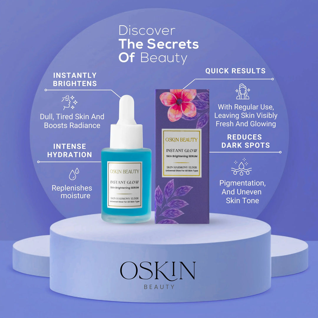 Instant Glow Brightening Serum Oskinbeauty
